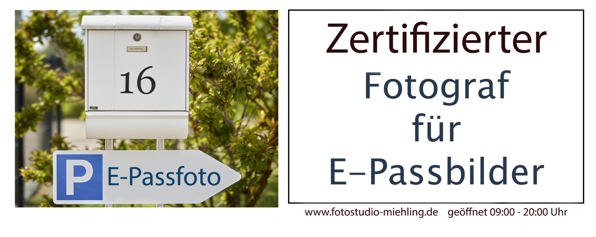 Information zum E-Passbild mit QR-Code